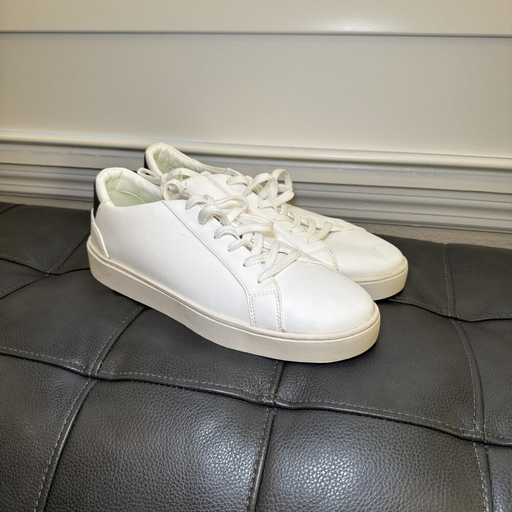 Thousand Fell Sustainable Lace Up Shoe (10 white/black)